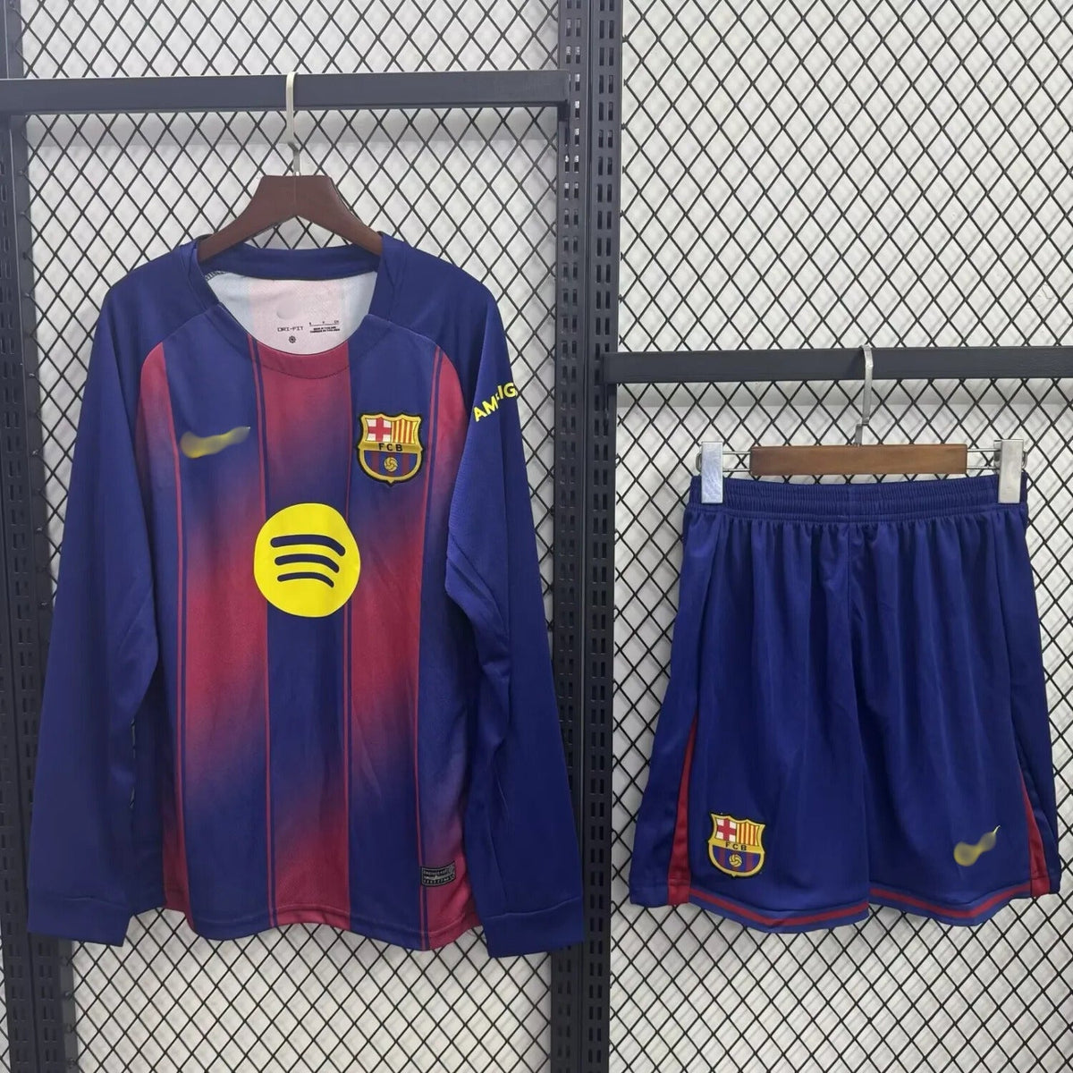 FC Barcelona Long Sleeve Home Kit 2025/2026