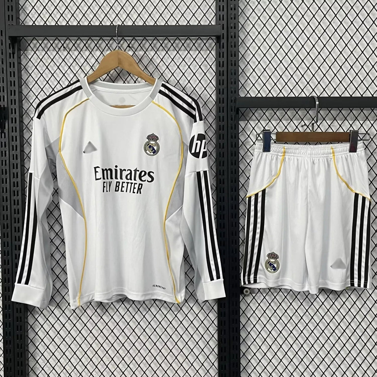 Real Madrid Long Sleeve Home Kit 2025/2026