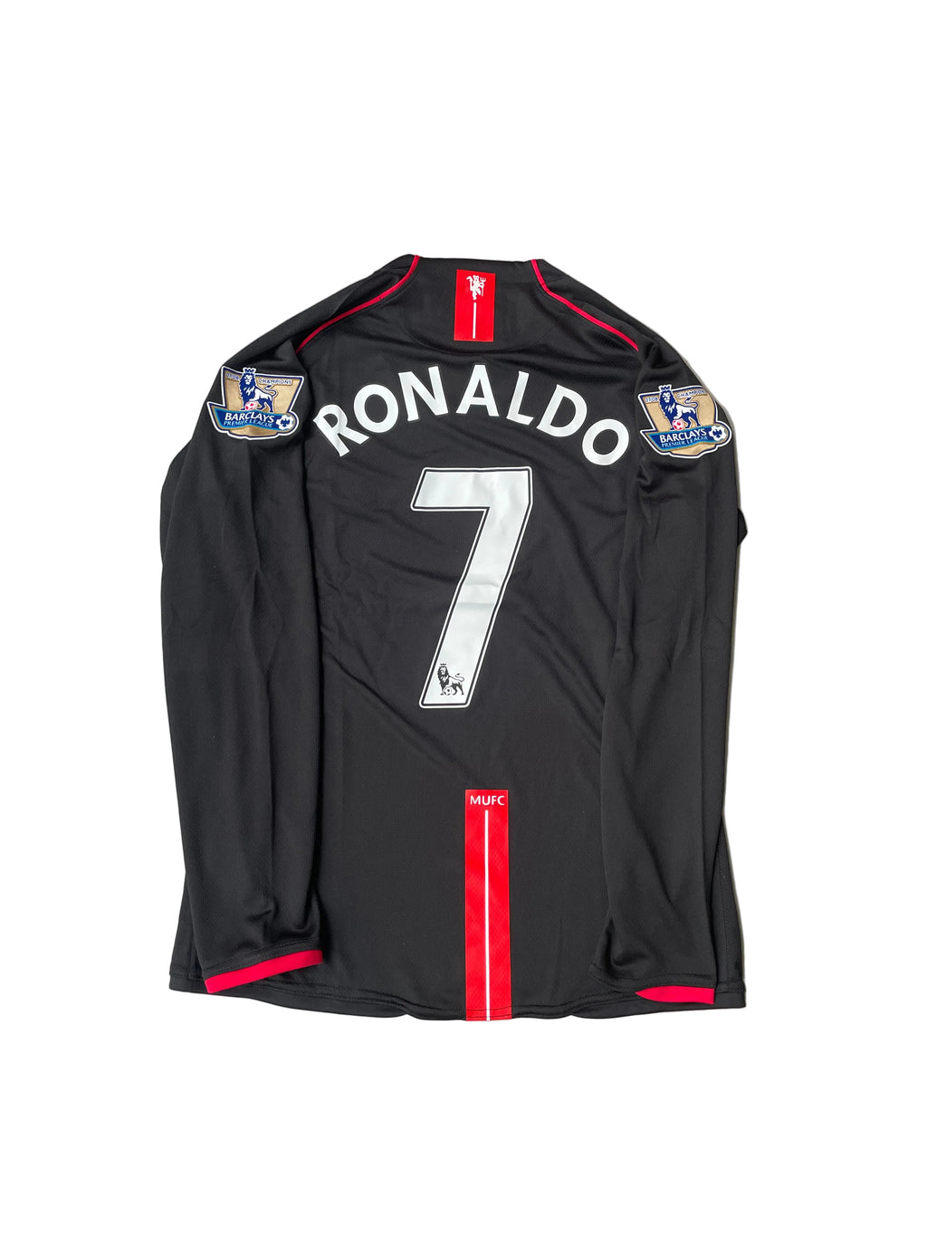 Ronaldo Longsleeve Manchester United Away Shirt 2007/2008