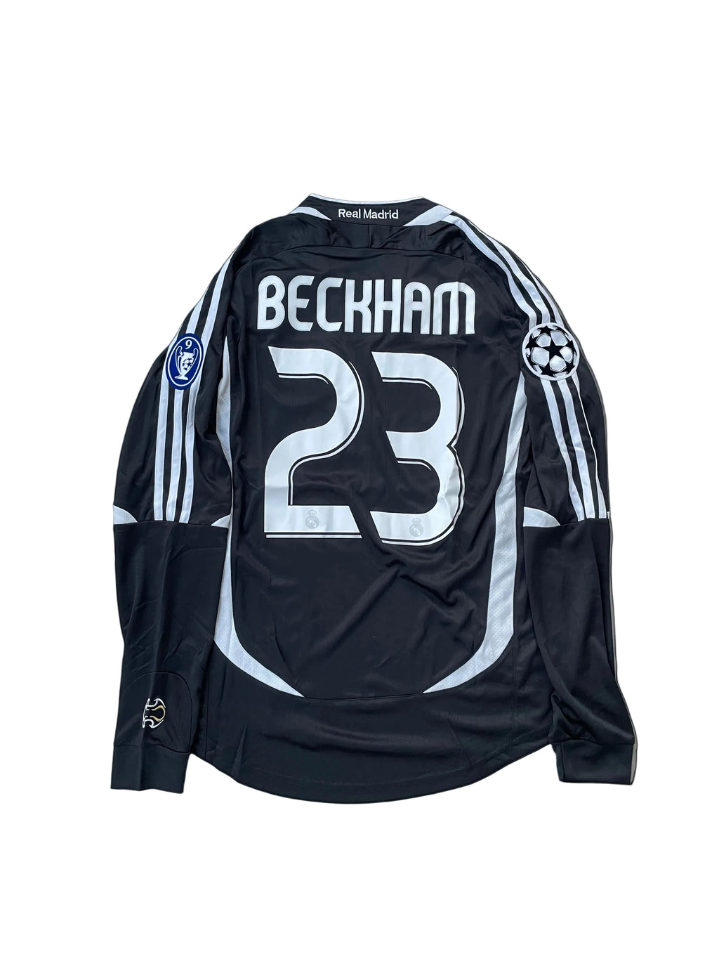 Beckham Longsleeve Real Madrid Away Shirt 2006/2007