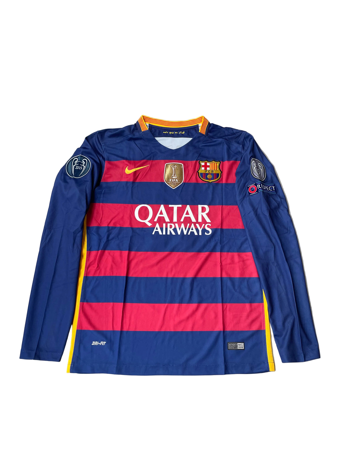 Neymar FC Barcelona Longsleeve Home Shirt 2015/2016