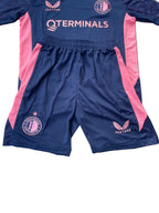 Feyenoord Shortsleeve Tracksuit 2025/2026 Sapphire Blue