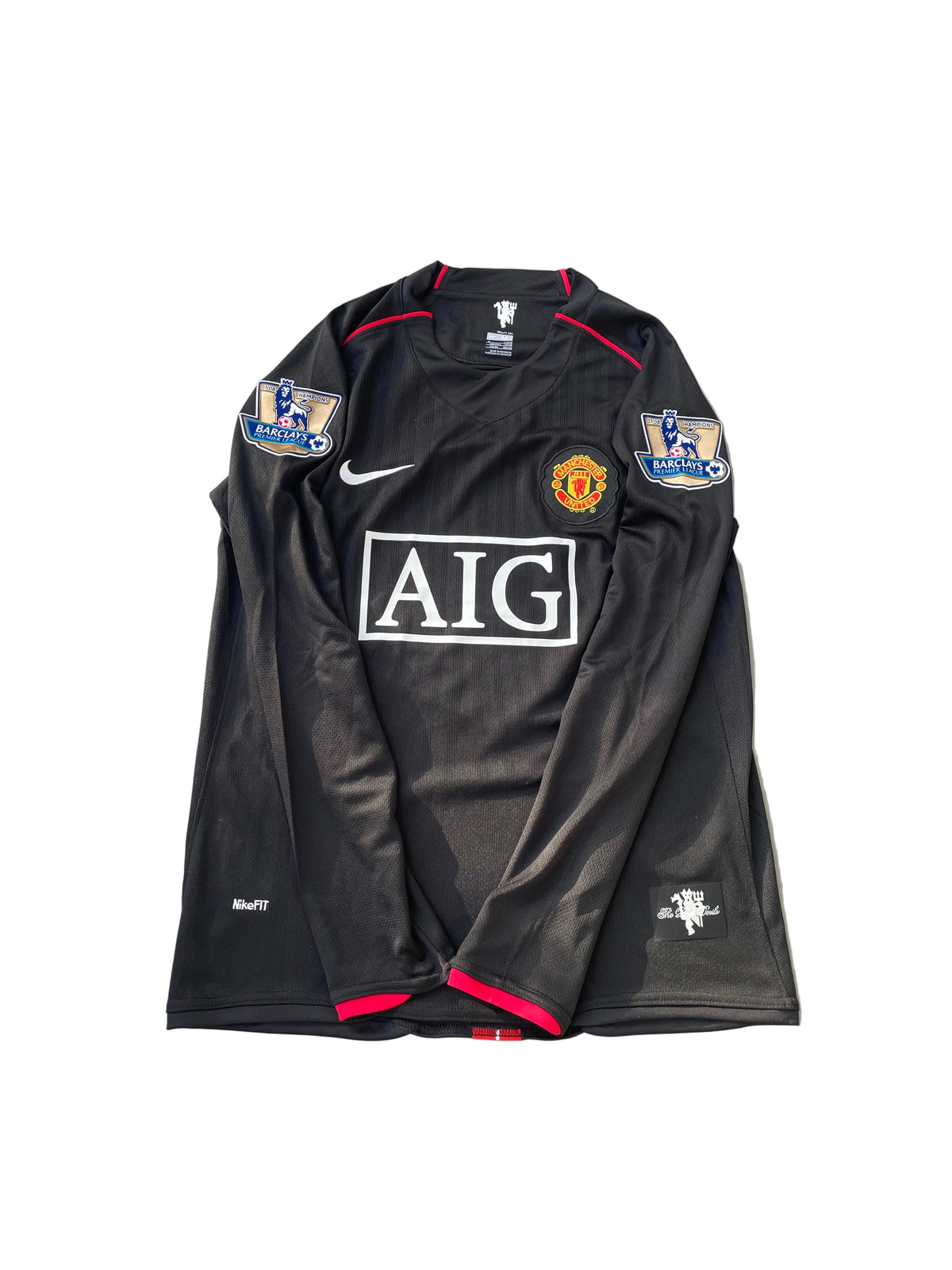 Ronaldo Longsleeve Manchester United Away Shirt 2007/2008