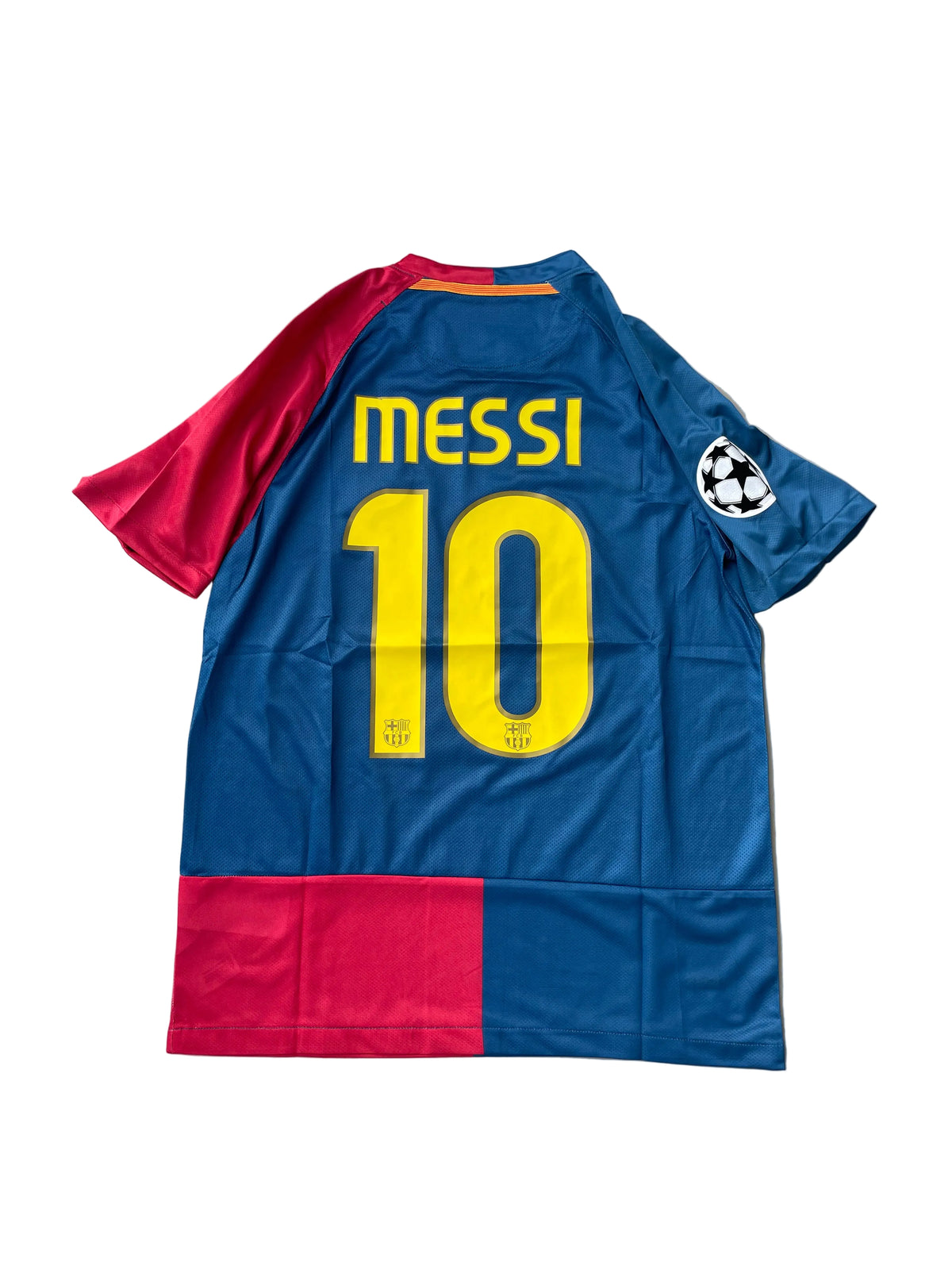 Messi FC Barcelona Home Shirt 2008/2009 UCL Final