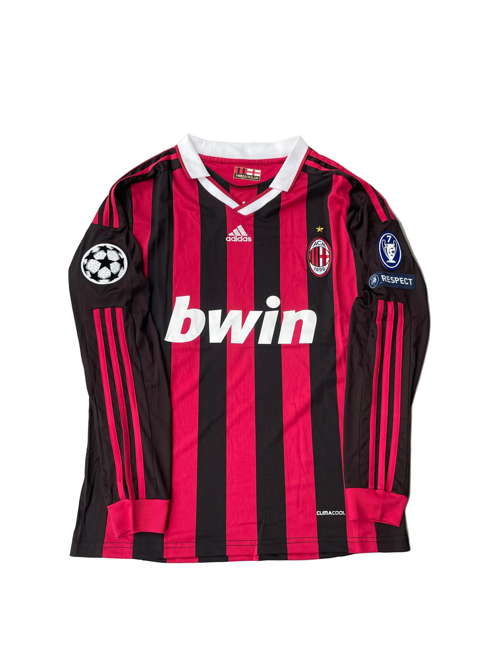 Ronaldinho Longsleeve AC Milan Home Shirt 2006/2007