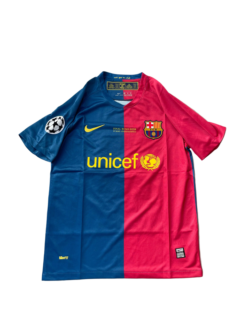 Messi FC Barcelona Home Shirt 2008/2009 UCL Final