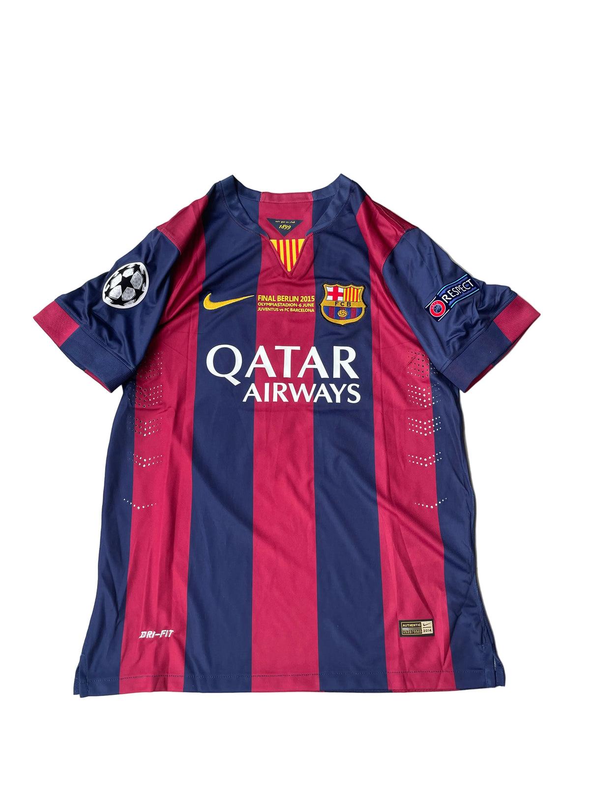 Messi FC Barcelona Home Shirt 2014/2015 UCL Final