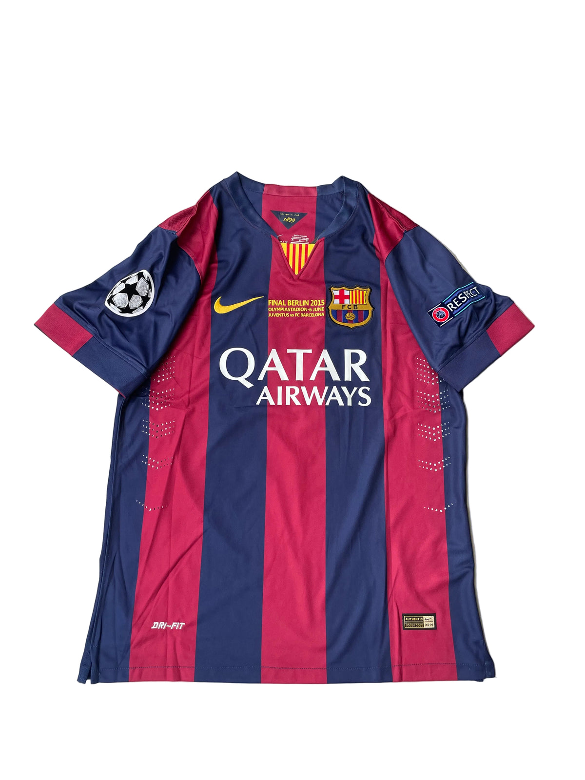 Neymar FC Barcelona Home Shirt 2014/2015 UCL Final